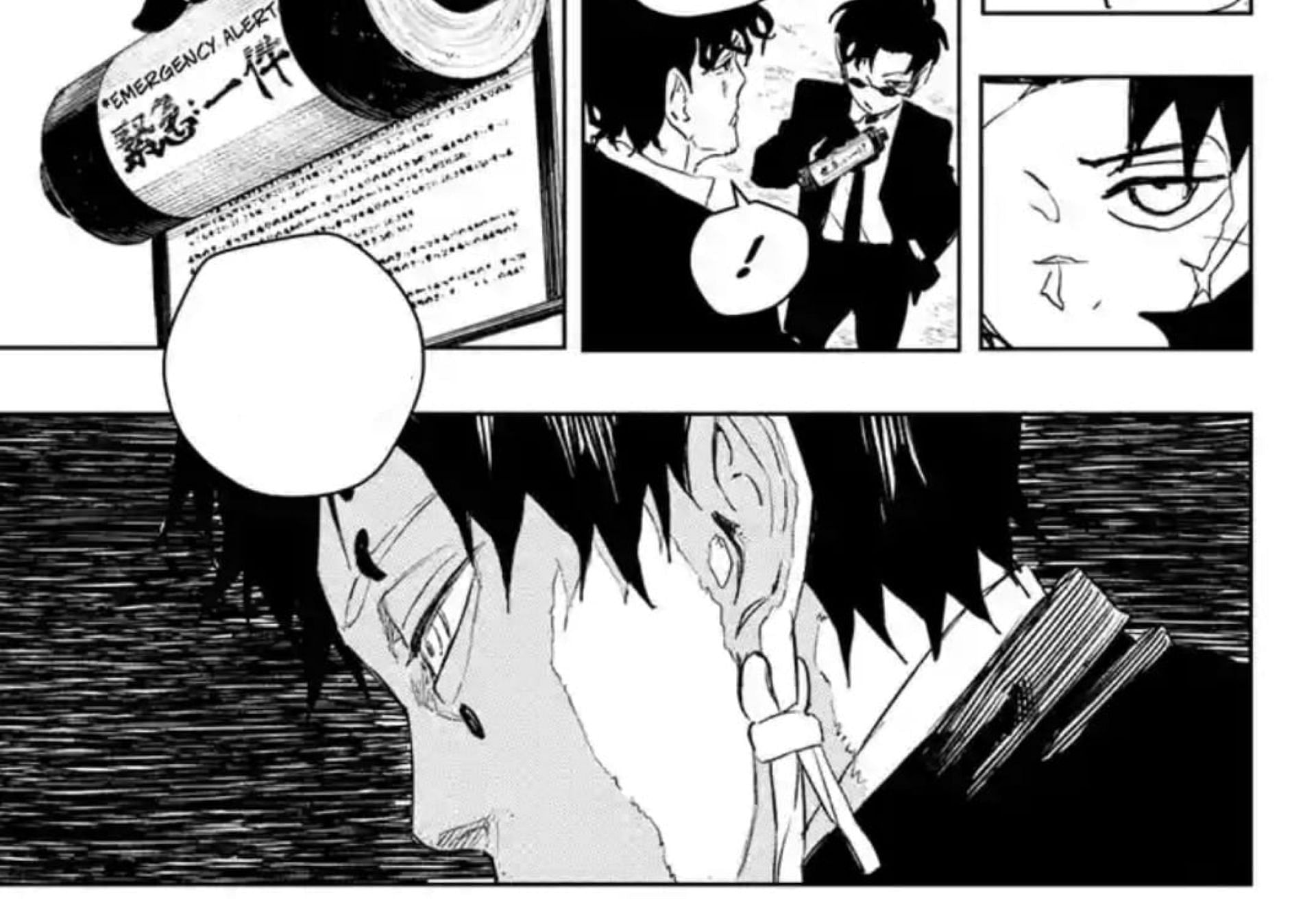 Yura, as seen in the chapter (Image via Shueisha)